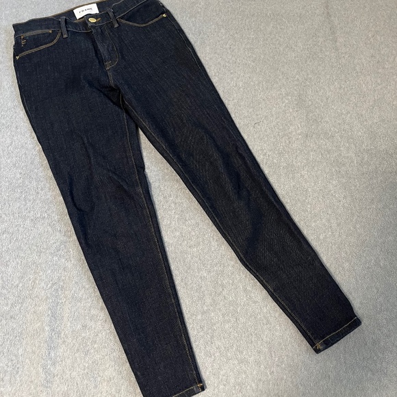 Frame Le High Skinny Jeans Size 26 Stretch Basic Minimalist Preppy Capsule - Picture 10 of 12